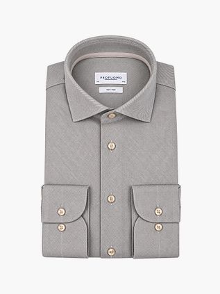 Profuomo Heavy Twill Skjorta Grön