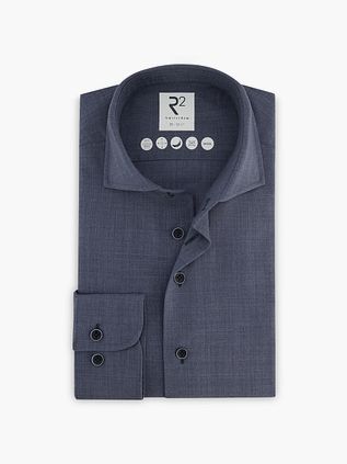 R2 Camisa De Lana Azul
