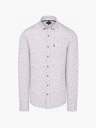 State of Art Chemise Poplin Imprimé Beige Multicolor