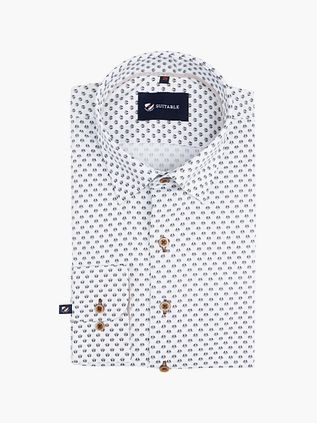 Suitable Chemise Imprimée Blanche