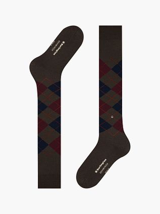 Burlington Edinburgh Knæstrømper Uld Brun