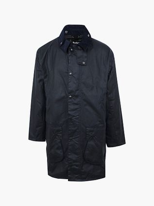 Barbour Border Voksjakke Blå