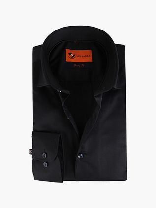 Suitable Skjorte Slim Fit Svart