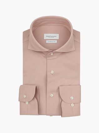 Profuomo Chemise Maille Japonaise Rose Foncé