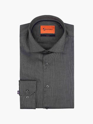 Suitable Skjorte Roy Oxford Antrasitt