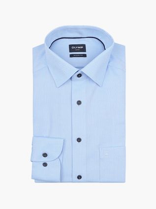Olymp Chemise Luxor Structure Bleu Clair