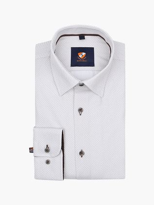 Suitable Camicia 261-5 Beige con stampa