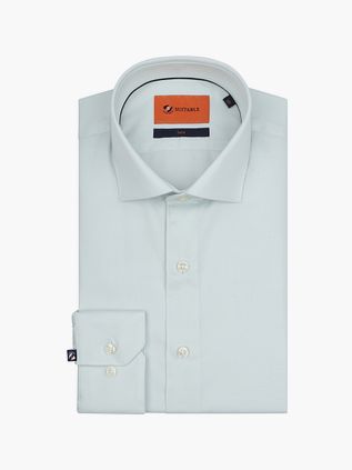 Camisa twill verde Suitable