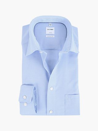 OLYMP Luxor Comfort Fit Skjorte Blåternet