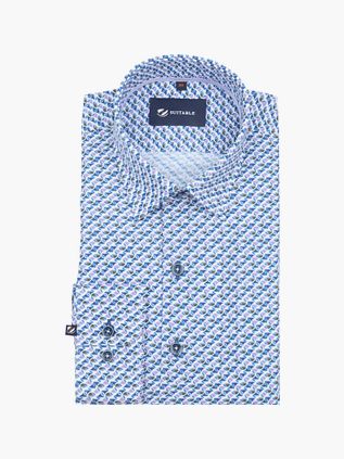 Suitable Skjorte Royal Opt Multifarvet