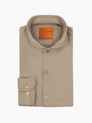 Suitable Sorona Skjorte Beige