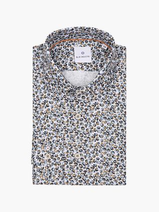 Blue Industry Skjorte Tryk Grøn