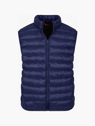 Suitable Vattert Vest Marineblå