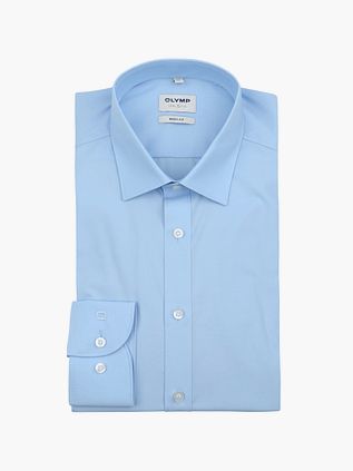 OLYMP Level Five Camisa Elegante Azul