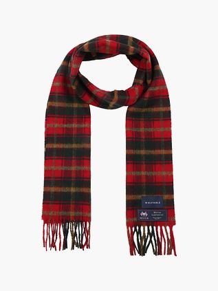 Passer Sjalternet I Mørke Marquiser Rødt Skøn Merinould