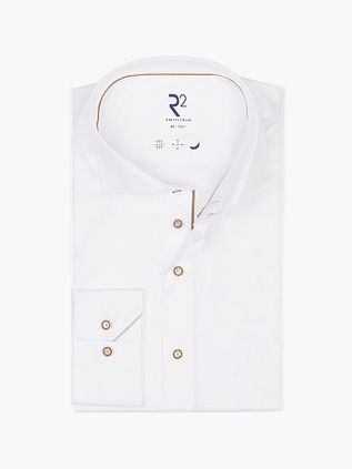 R2 Skjorte i Twill Hvid