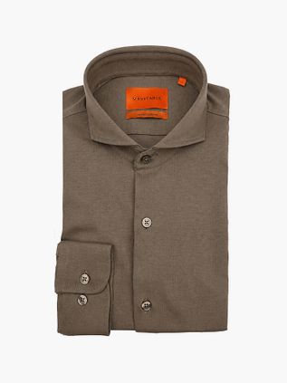 Suitable Sorona Hemd Dark Taupe