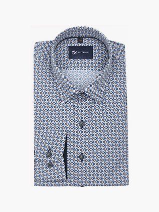 Suitable Skjorte i Brun Sandfarve