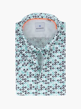 Blue Industry Skjorte med Korte Ærmer Mint