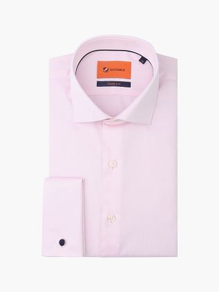 Camisa Suitable con puño doble rosa
