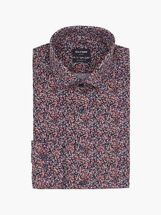 Olymp Luxor Skjorte Tryk Multifarvet