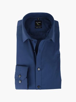OLYMP No'6 six Skjorte Skinny Fit Mørkeblå