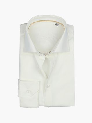 Koszula ślubna Ledub Slim Fit w kolorze off-white