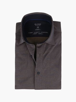 Camisa OLYMP Luxor Jersey Stretch 24/Seven Ocre
