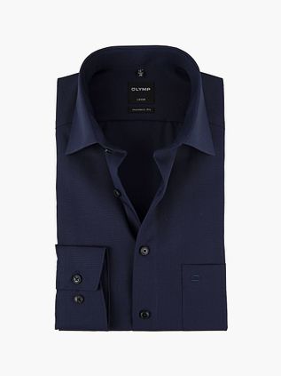 OLYMP Skjorte Luxor Modern-Fit Mørkeblå