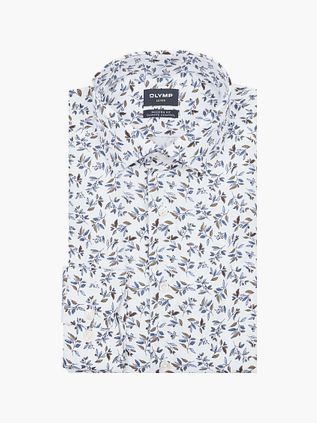 OLYMP Luxor Skjorte 24/Seven Blomster Multifarvet