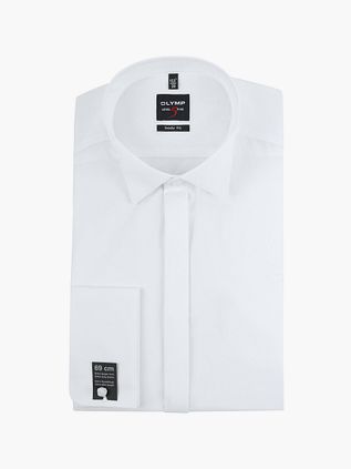 OLYMP Level 5 Smoking Skjorte SL7 Hvid