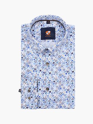 Camisa Suitable 261-6 Print azul