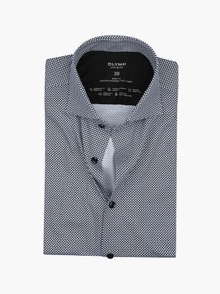 OLYMP Level Five Skjorte Sirkler Svart