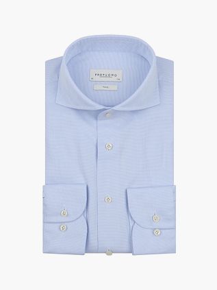 Profuomo Skjorte Travel Lyseblå