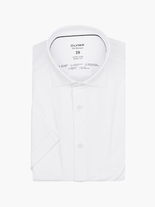 OLYMP Kortærmet Skjorte Lvl 5 24/Seven Hvid