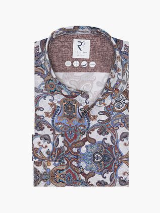Camisa R2 Lyocell Paisley Multicolor