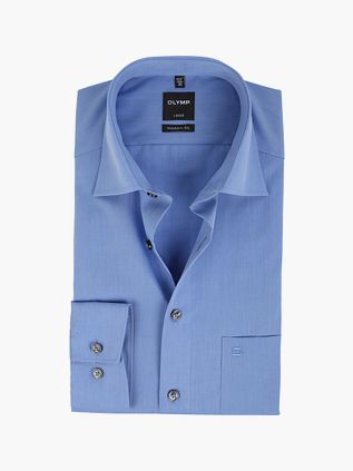 OLYMP Luxor Skjorte Modern Fit Blå