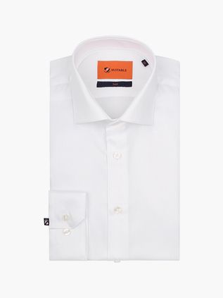 Suitable Hvid Skjorte Slim Fit DR-01