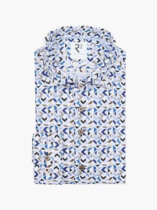 R2 Amsterdam Camisa Elegante Sorona Print Multicolor