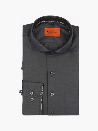 Suitable Camisa Sarga Antracita