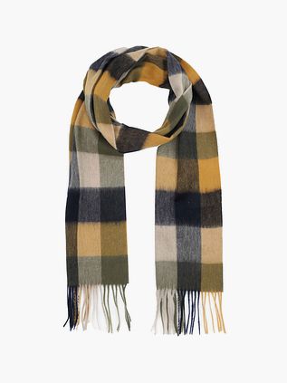 Barbour Tørklæde Tattersall Gul