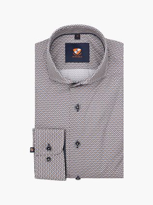 Suitable Camicia Twill Stampa Beige