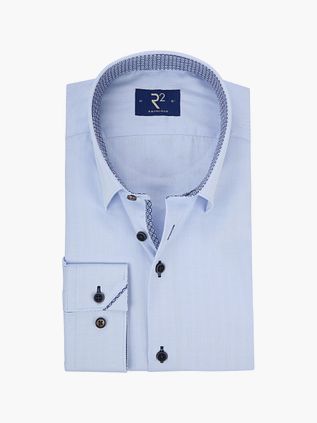 Chemise R2 Herringbon Bleu