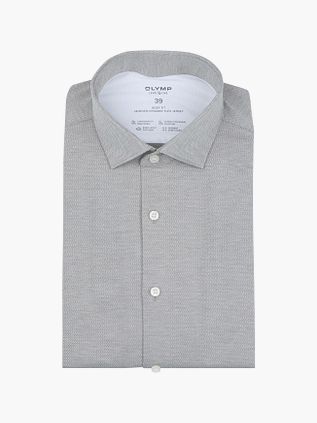 OLYMP Skjorte Level 5 24/Seven Grågrøn