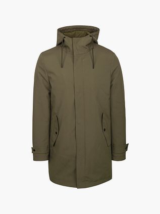 Suitable Jakke Hood Tech Olivengrøn