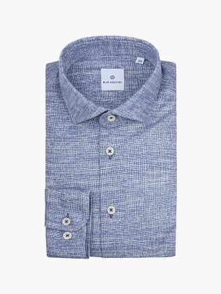 Blue Industry Skjorte med tryk Blå