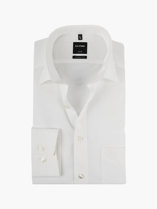 OLYMP Luxor Ekstra Langærmet Bryllupsskjorte I Pudderfarve