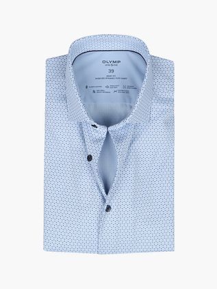 OLYMP Nivå Fem Skjorte Lyseblå