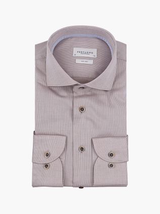 Profuomo Dobby Skjorta Beige
