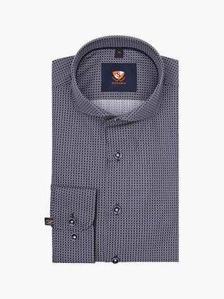 Camisa Suitable de twill con estampado en azul marino